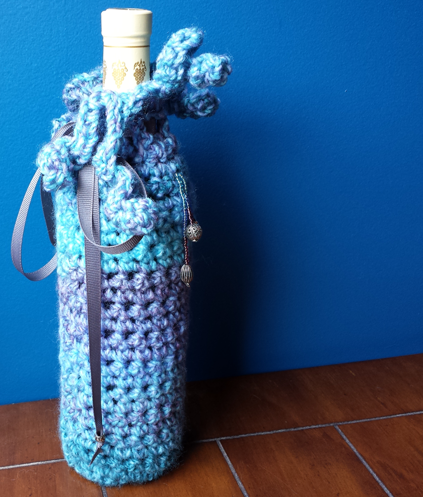 Unseign Wine Cozy Crochet Pattern