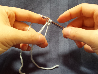 How to crochet a magic ring Step 6-C by Unseign