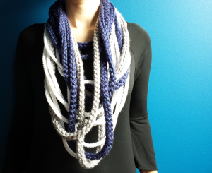 Rope Scarf Crochet Pattern by Unseign