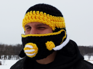 Gas Mask Helmet Crochet Pattern
