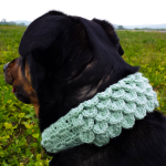 Unseign Crocodile Dog Scarf Crochet Pattern