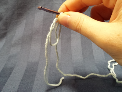 How to crochet a magic ring Step 4-B by Unseign