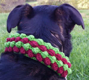 Unseign Bubble Dog Scarf Crochet Pattern