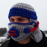Gas Mask Helmet Crochet Pattern